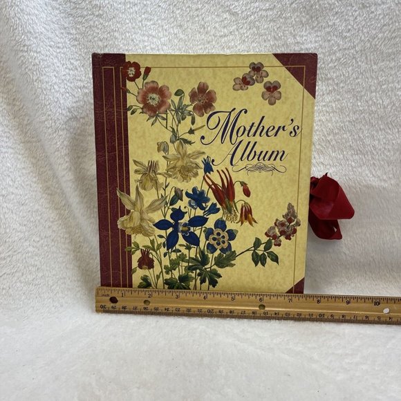 Vintage Mother's Photo Album Victorian Style Floral 7‎ 1/2 x 9" - Picture 6 of 12